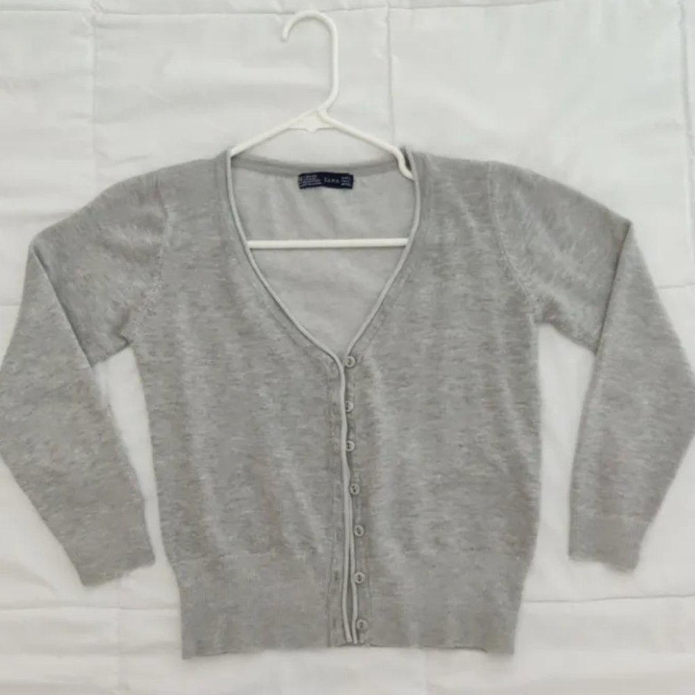 Light Grey Bolero Sweater
